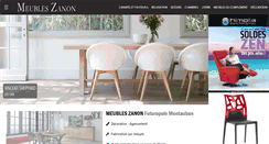 Desktop Screenshot of meubles-zanon.com
