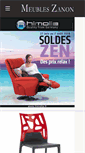Mobile Screenshot of meubles-zanon.com